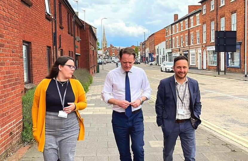 Gareth with Jon Hinde and Claire Saunders from InvestSK