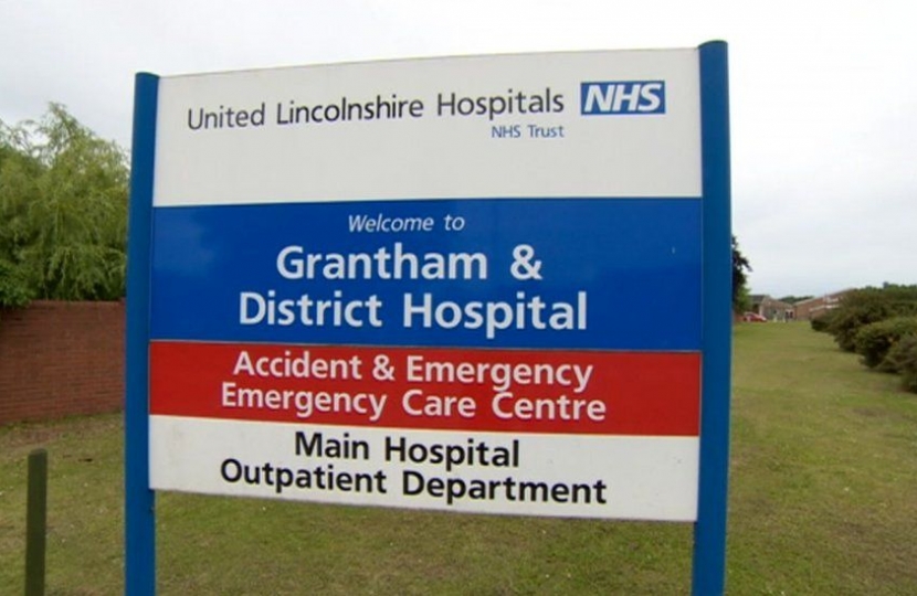 Grantham Hospital Sign