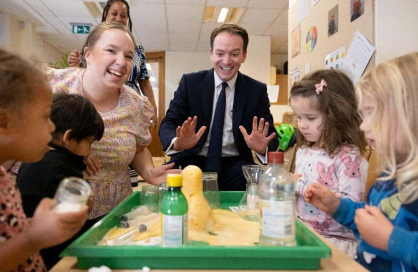 Gareth warmly welcomes the Government’s new national recruitment campaign for childcare 