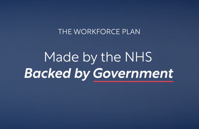 Graphic reading: "Made by the NHS, backed by the Government"