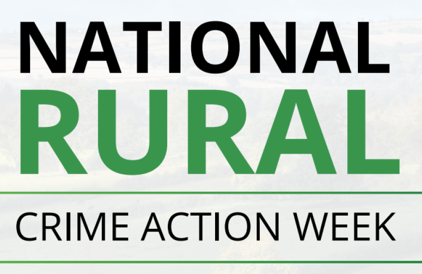 Graphic reading: "National Rural Crime Action Week"