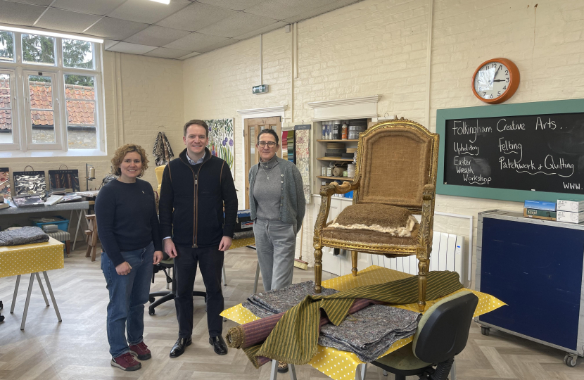 Gareth visits Folkingham Creative Arts