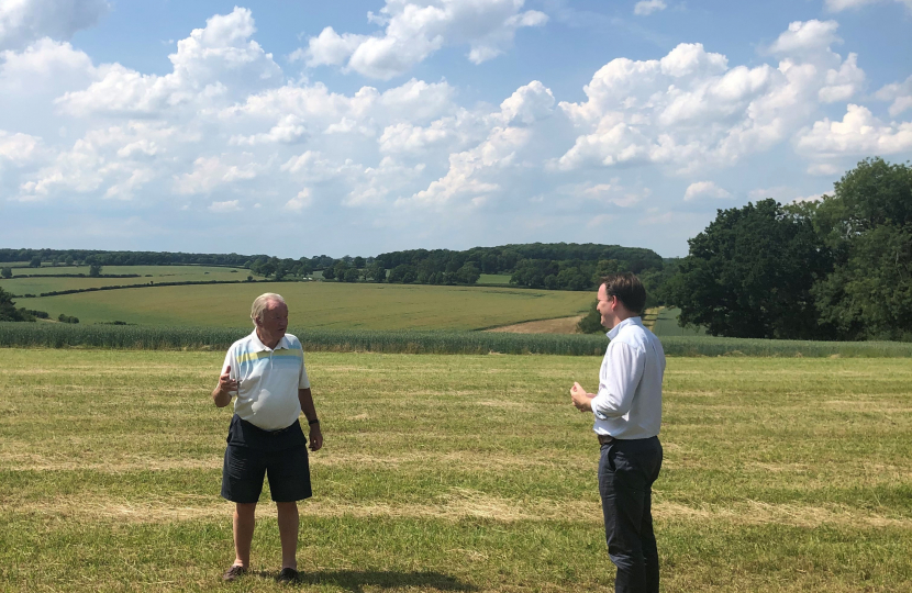 Gareth standing in a field