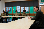 Gareth Davies MP with CCF cadets