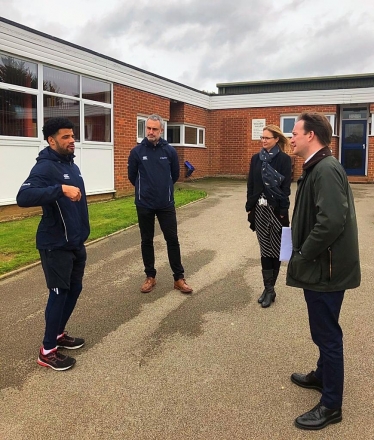 Gareth with Sam and Vincent