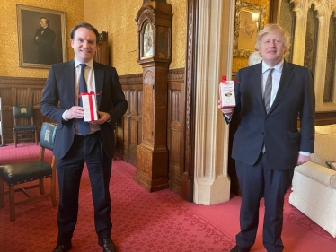 Gareth Davies MP - PM - Grantham Ginger Bread