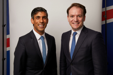 Gareth Davies MP with Rishi Sunak MP