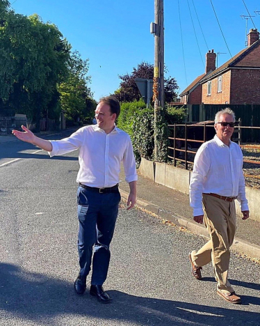 Gareth Davies MP in Haconby