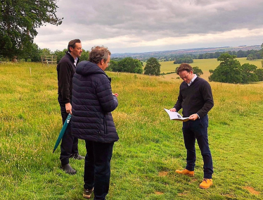 Gareth Davies MP with Woodland Trust