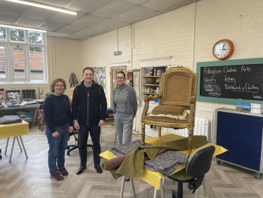 Gareth visits Folkingham Creative Arts